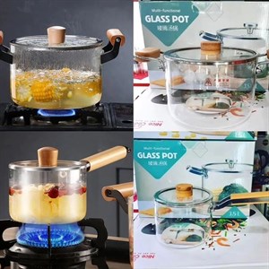 Мультифункциональный термостойкий стеклянный ковш