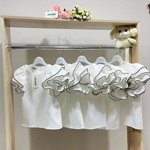 Блузки с валаном размеры 34 42 ткань дубайский шелк