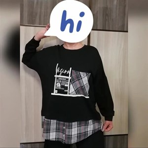 Модель 518 Комбинированный Трикотажный свитшот для