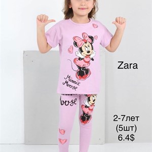 ZARA Костюм двойка Мини Маус Ткань 100 хлопок Максимальный