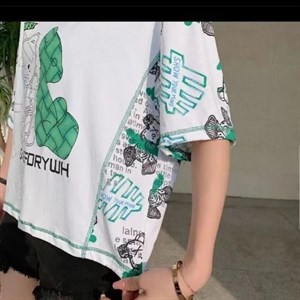 Модель SC6029 Сводная футболка трикотаж Не первый