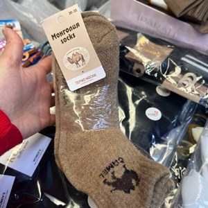 Шерстяные носки из Монголии оптом — размеры 30–35 и 36–41