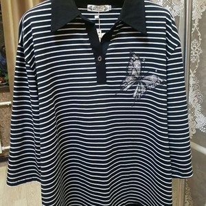 Батник трикотаж х б Производство Китай Размеры 48