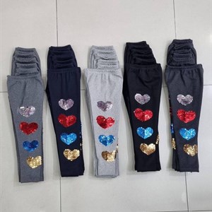 Лосины с пайетками с начёсом Производство Турция Возраст