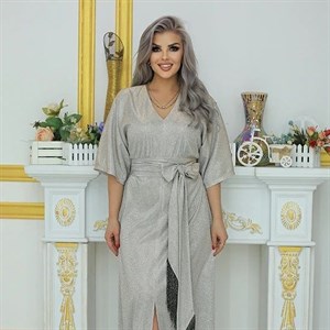 Длинное нарядное платье Лидия из материала трикотаж