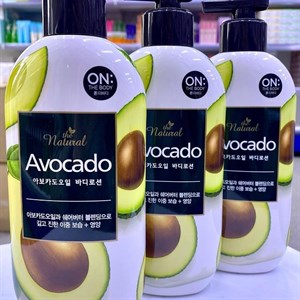 Лосьон для тела с экстрактом авокадо ON THE BODY Natural