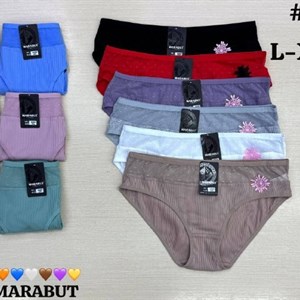 АНТТІФУ/МАРАБУТ — оптом нижнее белье, артикул 9669, 12 цветов, L–XXL