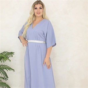 Длинное нарядное платье Джуди из материала Дубайский