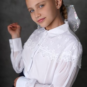 Блузки SASHA Огромный выбор школьной формы Прямые