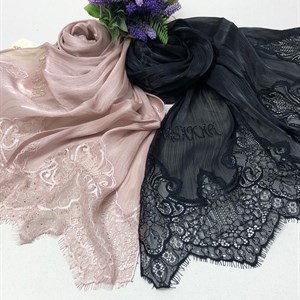 Органза шарф с кружевом Производство Дубай Цена 8