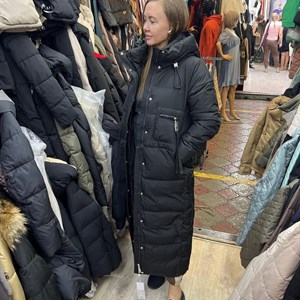 Зимнее пальто Baby Cat Длина 120 см Рост модели 167