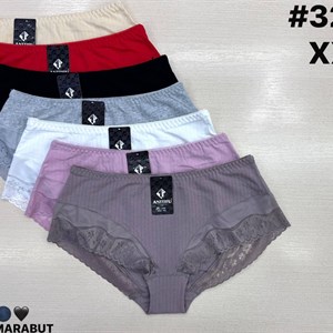 Оптовое женское нижнее бельё ANTТIFU/MARABUT (арт. 3206), XXL, 6 расцветок — микс 12 шт