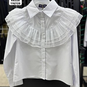 Белые блузки оптом от детской одежды в Бишкеке - Sezim Kids