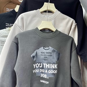 Фото в живую ТОЛЬКО ОПТОМ Утеплённый свитшот Natural