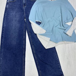 New collection Джинсы кофточка кашемир   Джинсы 5200