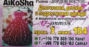 Дордой Восток 3 проход 154